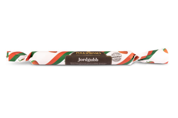 Jordgubb polkagris