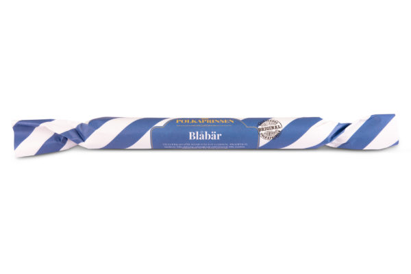 Blåbär polkagris